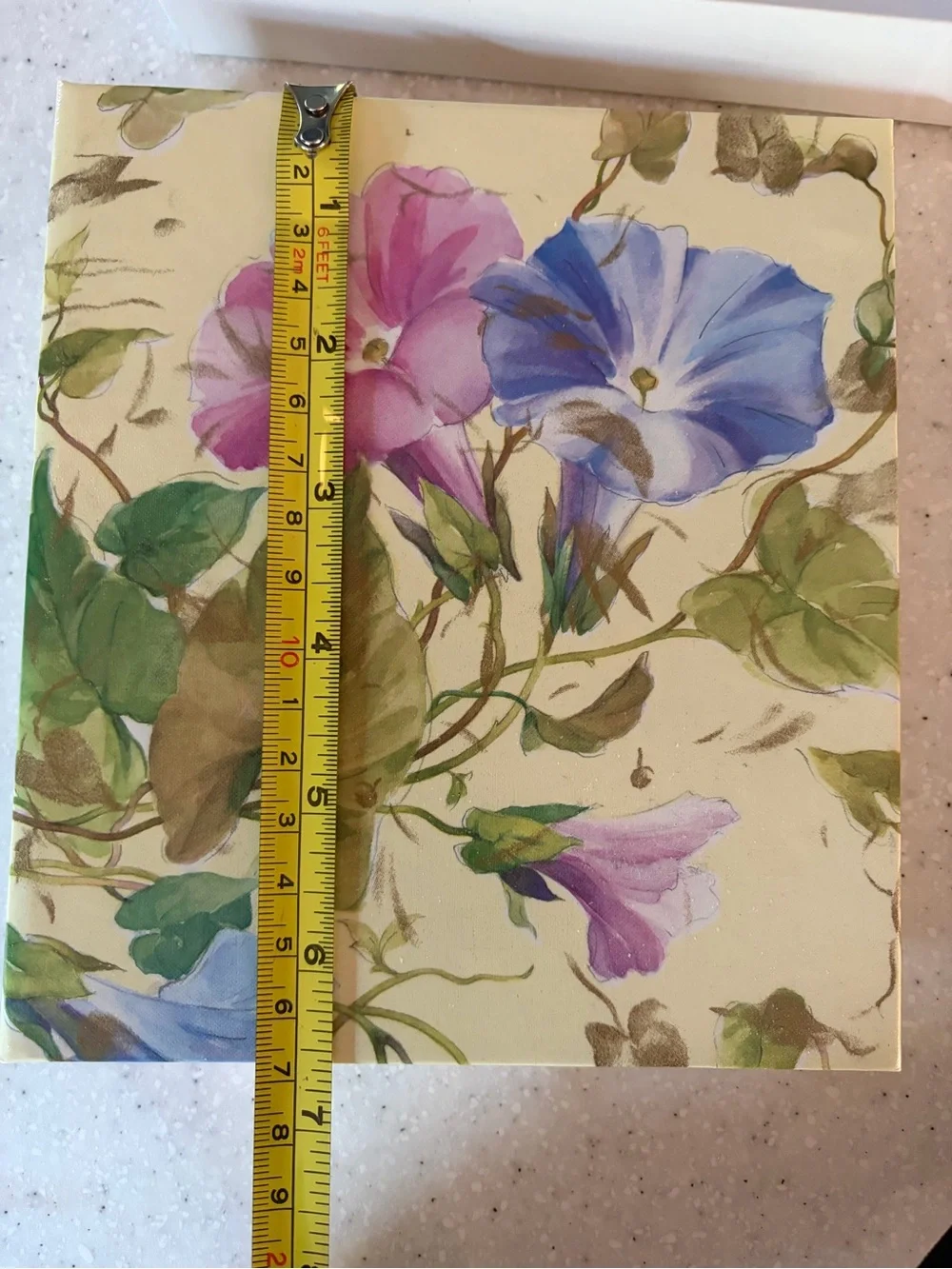 Vintage NEW Hallmark Refillable Address Book Morning Glory Flowers Made in USA